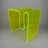 neon green acrylic coffee table 4