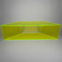 neon green acrylic corner shelf 2