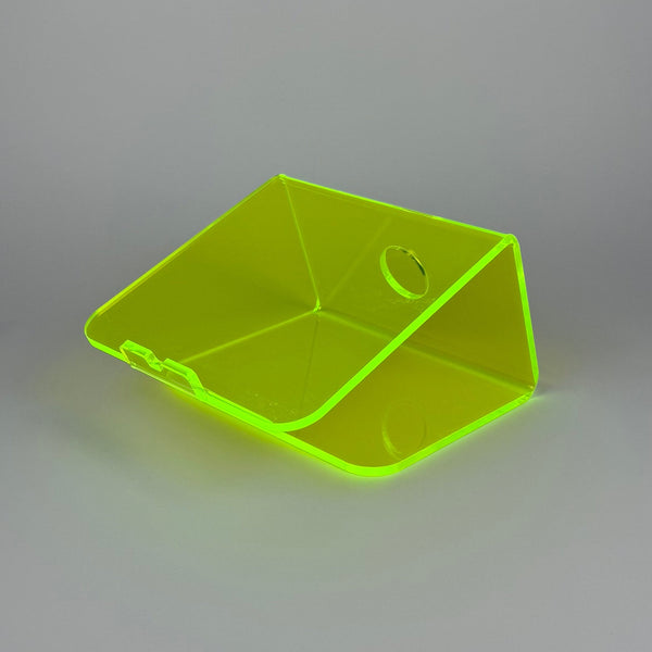 neon green acrylic laptop stand 2