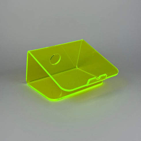 neon green acrylic laptop stand 4