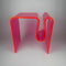 neon pink acrylic coffee table 2