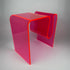 neon pink acrylic coffee table 3