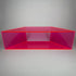 neon pink acrylic corner shelf 1