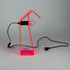 neon pink acrylic table lamp 1